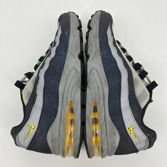 Nike Max 95 GS Youth 7Y or Women's 8.5 Noir Dynamic Yellow BV1245-001 - Picture 6 of 9
